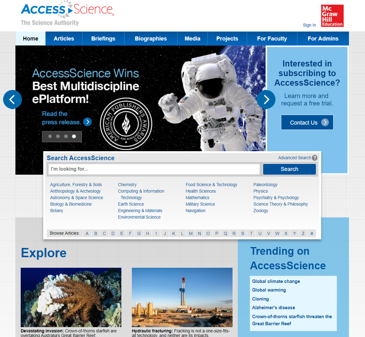 AccessScience – Ian Au Marketing Works