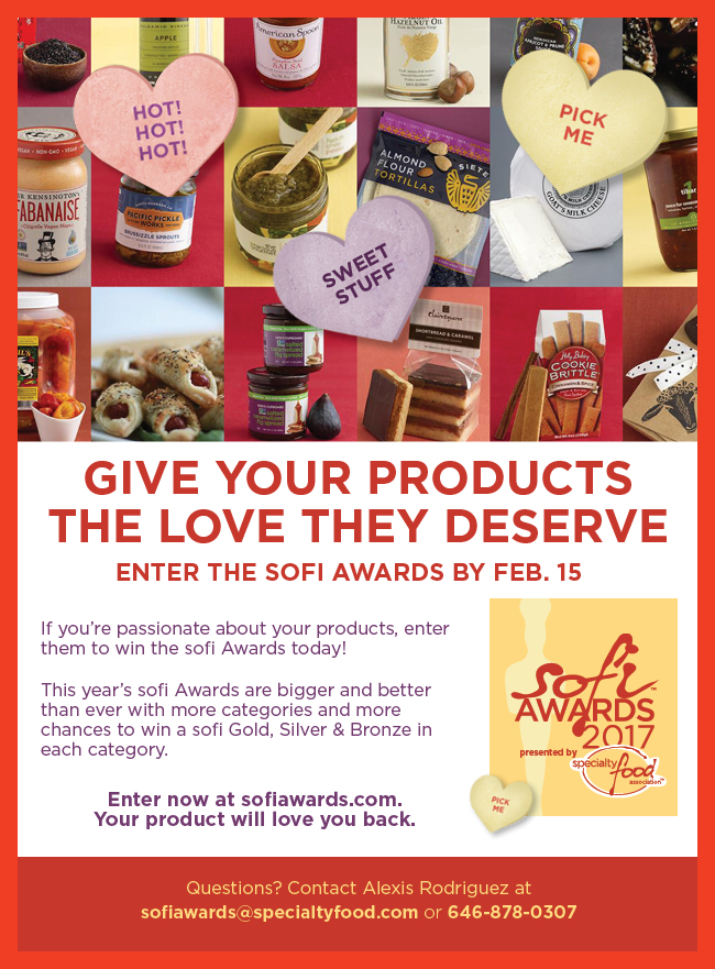 Valentine' s Day email to promote the sofi Awards