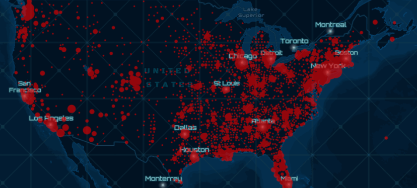 Update: Mapping COVID-19 Prevalence In U.S.&nbsp;Cities